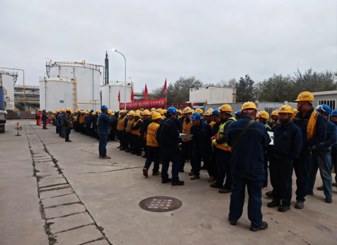 最大晨會(huì)！弘旭公司和寧大修項(xiàng)目部組織安全晨會(huì)